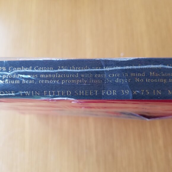 NoS Twin Sheets Set Ralph Lauren The Polo Sheet Red - Picture 6 of 12